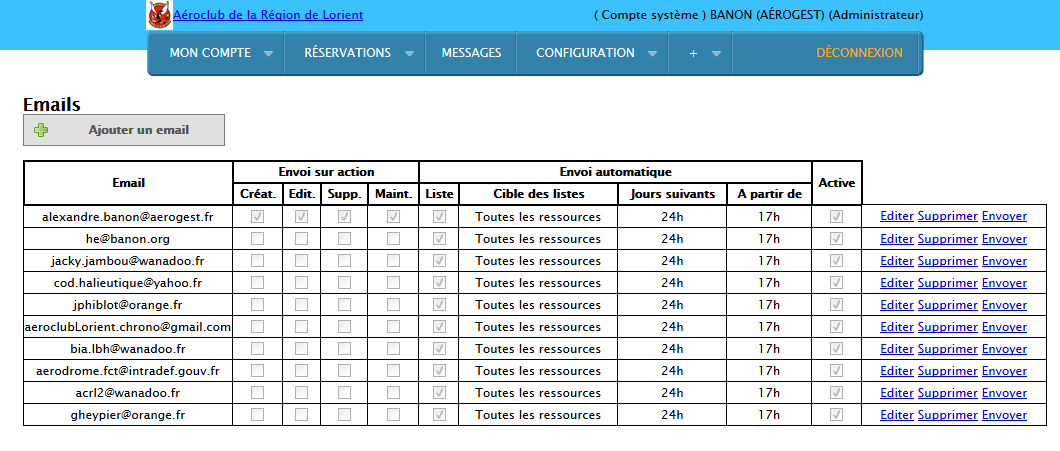 Envoi automatique en PDF